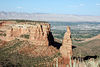 ColoradoRick > Colorado National Monument in the late afternoon, looking toward Grand Junction. See http://www.nps.gov/colm/ for more information about the monument.