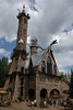 ColoradoRick > Side view, with the highest tower on the left and the next highest (middle) tower just to the right of it. Far right tower is not visible. Two of the three towers are accessible, it you want to climb the circular staircases.
